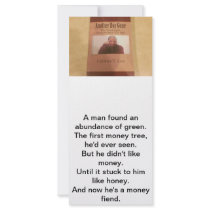 Poet Caldwell Lee Limerick Card Rack Card