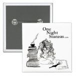 Poetgirl pin, square