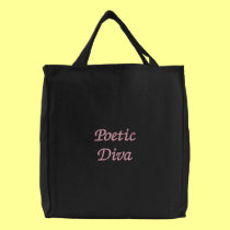 Poetic Diva embroidered bags