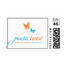 Poetic Twist Logo Postage Stamp