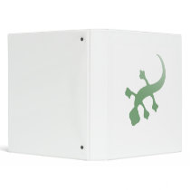 Poetica Gecko in Green 3 Ring Binders