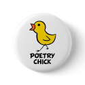 Poetry Chick Button