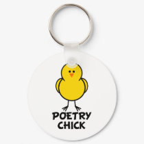 Poetry Chick keychains by chicktshirts8 Poetry Chick keychains