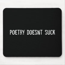 poetry doesnt suck mouse pad