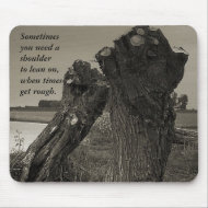 Poetry - Friendship mousepad