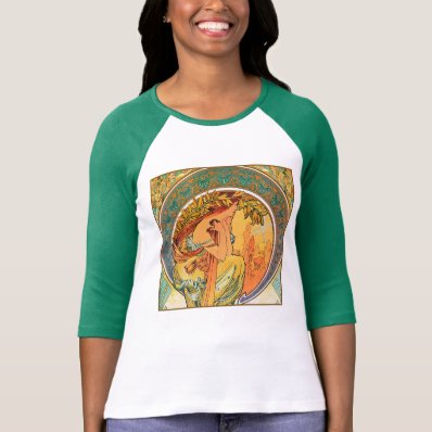 POETRY from the series &quot;The Arts&quot; by Mucha T Shirts