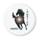 POETRY IN MOTION - HORSE DESIGN magnets by dgpaulart POETRY IN MOTION - HORSE DESIGN magnets