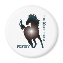 POETRY IN MOTION - HORSE DESIGN magnets