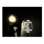 poetry is jump and murder postcard