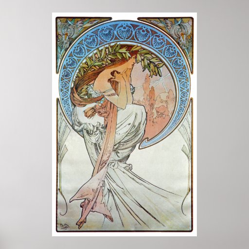 Poetry, Mucha Print