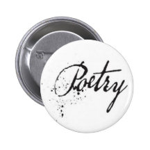 Poetry Pinback Buttons