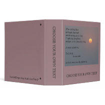 Poetry - Rising Sun Vinyl Binders