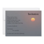 Poetry - Rising Sun Personalized Invitation