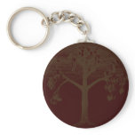 Poetry Tree Art Keychain
