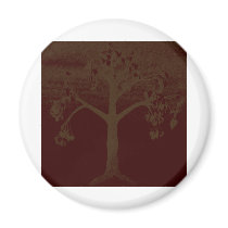 Poetry Tree Art magnets