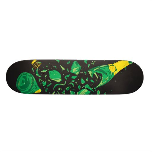 Poets and Thieves "The Bottle" Custom Skate Board