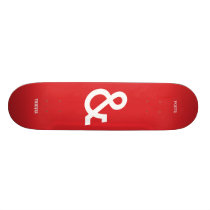Poets and Thieves "The Name" Red skateboards