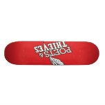 Poets and Thieves "The Name" Red Skate Board Decks