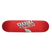 Poets and Thieves "The Name" Red skateboards