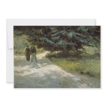 Poets Garden  by Vincent van Gogh Custom Invite