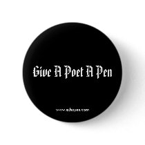 Poet's Pen Button w/Website
