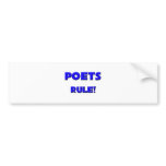 Poets Rule! Bumper Sticker
