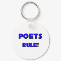 Poets Rule! keychains