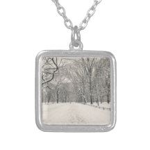 Poet's Walk - Central Park Winter Custom Necklace