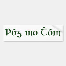 Póg mo Thóin Bumper Sticker