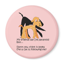 Pog "Paranoid" Pink Magnet