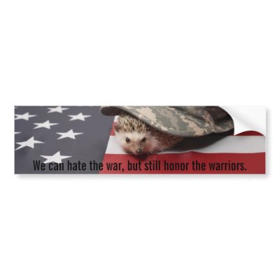Pog's Honor Bumper Sticker by PogStarHedgehogs
