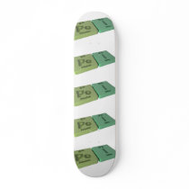 Poi as Po Polonium and I Iodine Skateboard Deck
