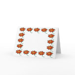 Poinsetta borders greeting cards