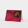 Poinsetta Happy Holidays Card