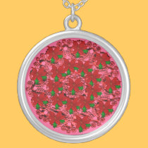 Poinsetta Necklace in the Pink necklaces