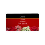 Poinsettia Address Labels