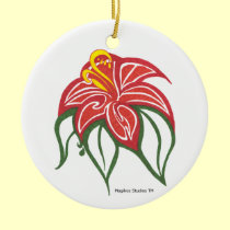 Poinsettia Bloom Ornament ornaments