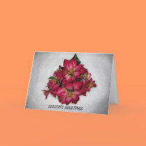 POINSETTIA CHRISTMAS CARD by OurSouthernCharm POINSETTIA CHRISTMAS CARD