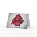 POINSETTIA CHRISTMAS CARD