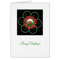 Poinsettia Christmas Card cards