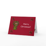 Poinsettia Christmas Faery Card Poinsettia Christmas Faery Card