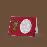 Poinsettia Christmas Faery Photo Card cards