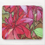Poinsettia Christmas Mousepad Mouse Pad Mucha