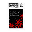 Poinsettia Christmas Postage postage