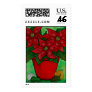 Poinsettia Christmas Stamp