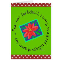 poinsettia, christmas-time-dots, christmas-time... greeting card