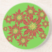 Poinsettia Coasters coasters