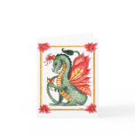 dragons, card, christmas, dragon, holiday,