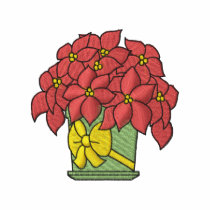 Poinsettia embroidered shirts by ZazzleEmbroidery Poinsettia embroidered shirts