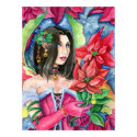Poinsettia Fairy Fantasy Christmas Fine Art Poster posters by artbyamandarobbins Poinsettia Fairy Fantasy Christmas Fine Art Poster posters